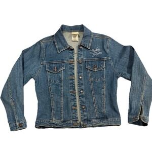 Disney Store Exclusive Vintage Mickey Mouse Graphic Rhinestones Denim Jacket SML